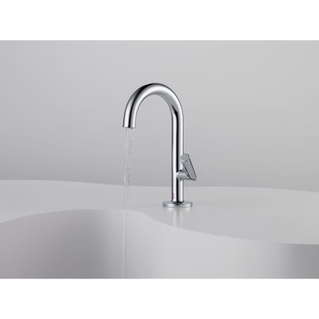 A large image of the Brizo 65675LF Brizo-65675LF-Running Faucet in Chrome