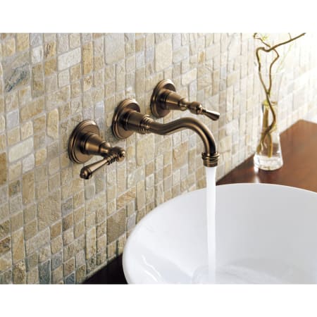 A large image of the Brizo 65836LF Brizo-65836LF-Running Faucet in Brilliance Brushed Bronze