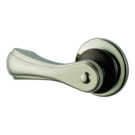 A large image of the Brizo 696085 Cocoa Bronze and Polished Nickel