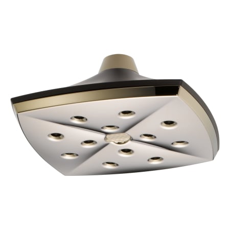 A large image of the Brizo 81385 Cocoa Bronze and Polished Nickel