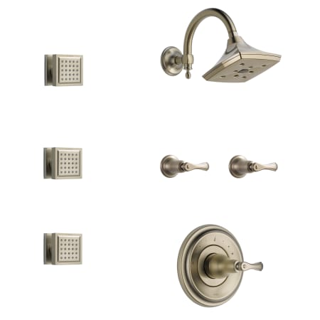 A large image of the Brizo BSS-Charlotte-T66T01 Brilliance Brushed Nickel
