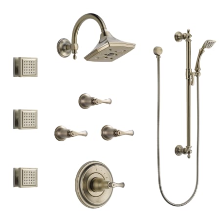 A large image of the Brizo BSS-Charlotte-T66T03 Brilliance Brushed Nickel
