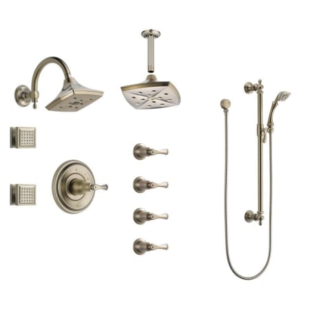 A large image of the Brizo BSS-Charlotte-T66T04 Brilliance Brushed Nickel