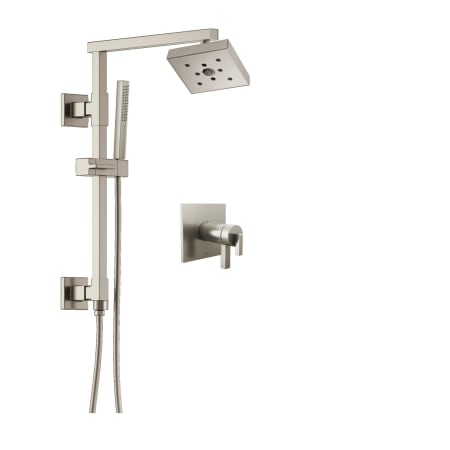 A large image of the Brizo BSS-FLW-T60022-SC Luxe Nickel