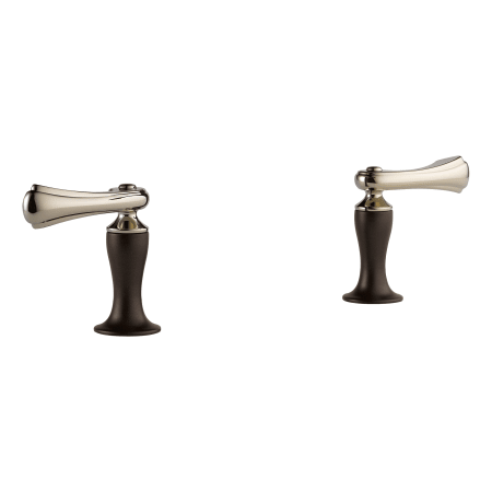 A large image of the Brizo HL5385 Cocoa Bronze and Polished Nickel