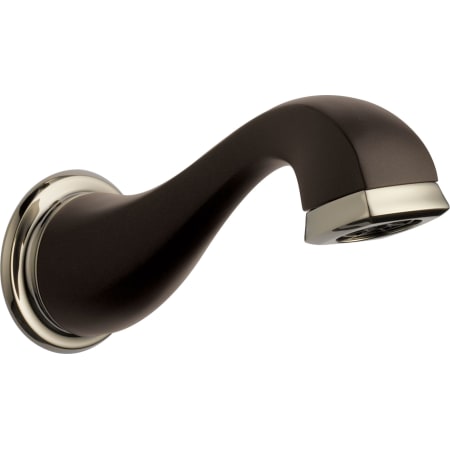 A large image of the Brizo RP70908 Cocoa Bronze / Polished Nickel