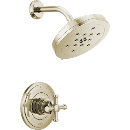 A large image of the Brizo T60P242-LHP Brilliance Polished Nickel