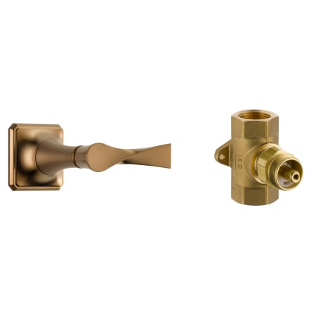 A large image of the Brizo T66630 / R66600 Brilliance Brushed Bronze