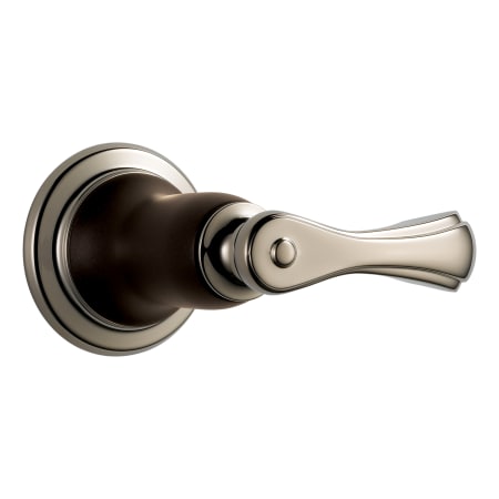 A large image of the Brizo T66685 Cocoa Bronze and Polished Nickel