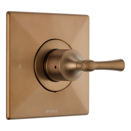 A large image of the Brizo T66T040 Brilliance Brushed Bronze