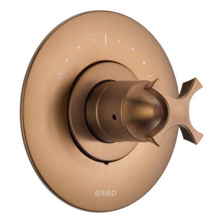 A large image of the Brizo T66T095 Brilliance Brushed Bronze