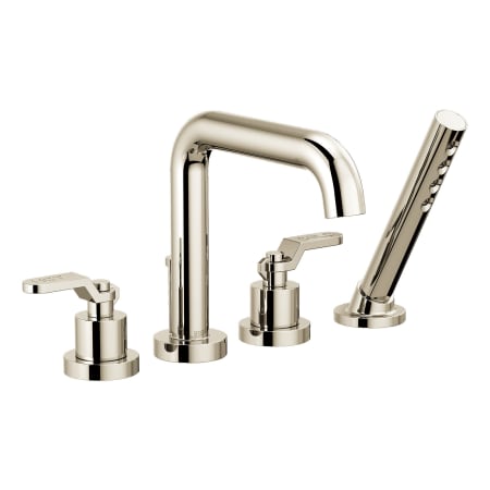 A large image of the Brizo T67435-LHP Brilliance Polished Nickel