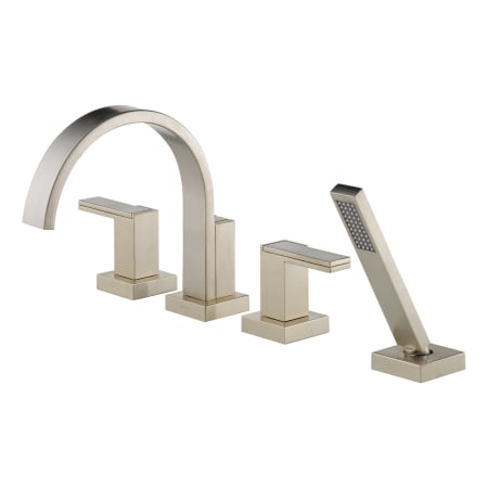 A large image of the Brizo T67480LHP Brilliance Brushed Nickel