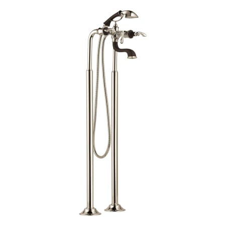 A large image of the Brizo T70210-CF Cocoa Bronze and Polished Nickel