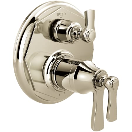 A large image of the Brizo T75661 Brilliance Polished Nickel
