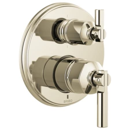 A large image of the Brizo T75P676-LHP Brilliance Polished Nickel