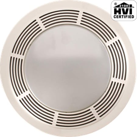 Broan 751 White 100 Cfm Bath Fan Light Combo With Round