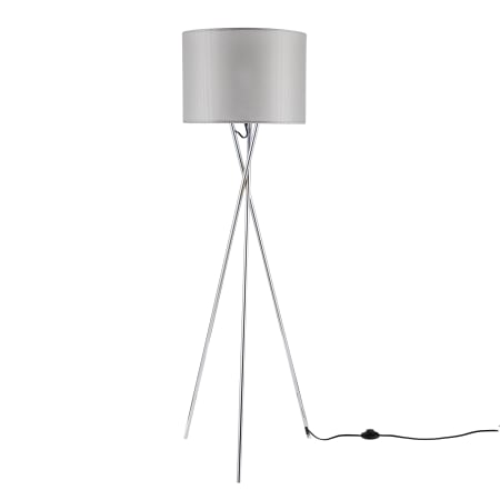 A large image of the Bromi Design AMLG0038 Chrome / Grey