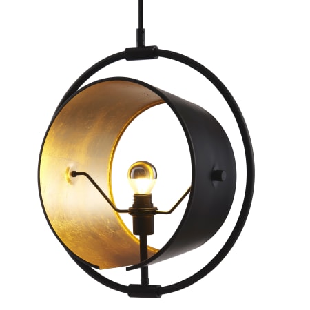 A large image of the Bromi Design B4903 Black / Brass