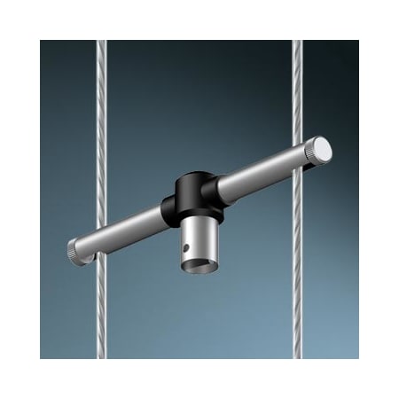 A large image of the Bruck Lighting 150360 Matte Chrome and Black