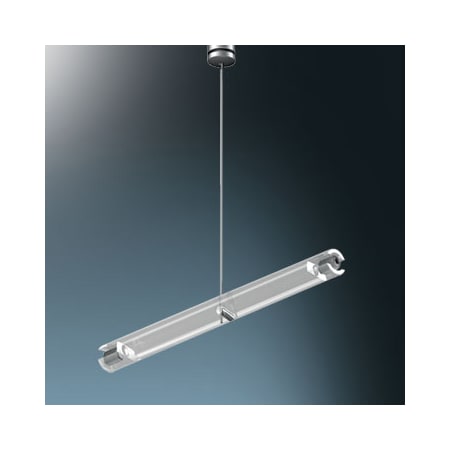 A large image of the Bruck Lighting 150516 Matte Chrome / Acrylic Clear
