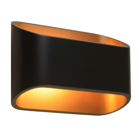 A large image of the Bruck Lighting WALL/EC1/30K Black / Gold