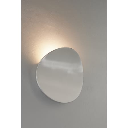 A large image of the Bruck Lighting WALL/LUN/30K Brushed Chrome