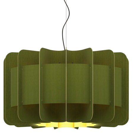 A large image of the Bruck Lighting WEPCLA/75 Black / Green