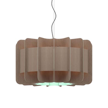 A large image of the Bruck Lighting WEPCLA/75/LE26/PBK Grey Oak / Light Petrol