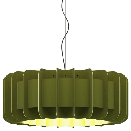 A large image of the Bruck Lighting WEPCLA/A74 Black / Green