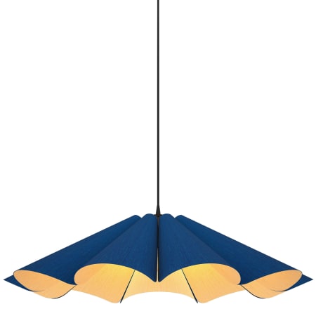 A large image of the Bruck Lighting WEPDEL/80 Blue / Ash
