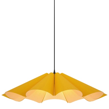 A large image of the Bruck Lighting WEPDEL/80 Yellow / Ash