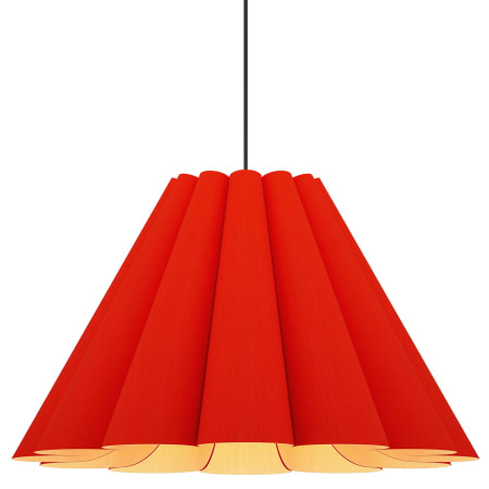 A large image of the Bruck Lighting WEPLOR/70 Red / Ash