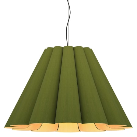A large image of the Bruck Lighting WEPLOR/80 Green / Ash