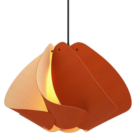A large image of the Bruck Lighting WEPMAT/44 Black / Terracotta