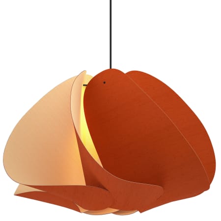 A large image of the Bruck Lighting WEPMAT/68 Black / Terracotta