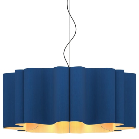 A large image of the Bruck Lighting WEPPAU/80 Blue / Ash