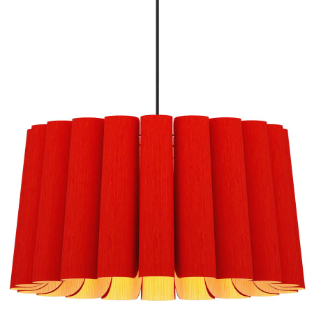 A large image of the Bruck Lighting WEPREN/56 Red / Ash