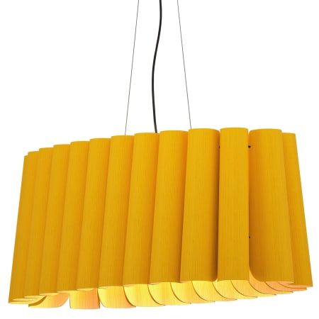 A large image of the Bruck Lighting WEPREN/80OVL Yellow / Ash