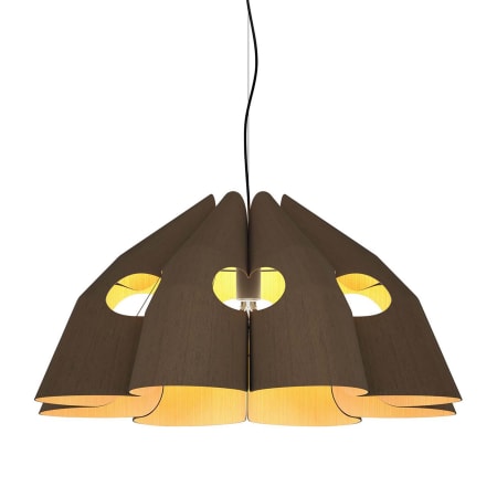 A large image of the Bruck Lighting WEPVIC/75/LE26/PBK Ebony / Ash
