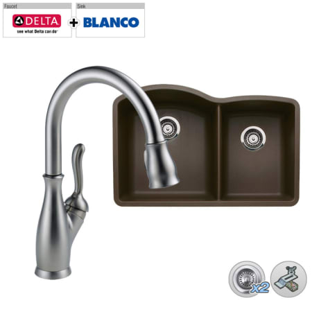 A large image of the Build Smart Kits B440177/D9178-DST Arctic Stainless Faucet
