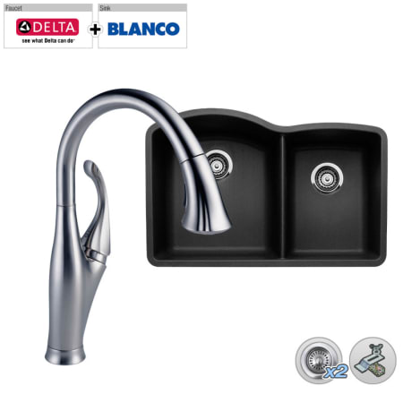 A large image of the Build Smart Kits B440179/D9192-DST Arctic Stainless Faucet