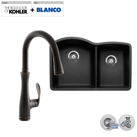 A large image of the Build Smart Kits B440179/K-560 Oil Rubbed Bronze (2BZ) Faucet