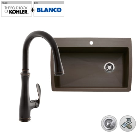 A large image of the Build Smart Kits B440192/K-560 Oil Rubbed Bronze (2BZ) Faucet
