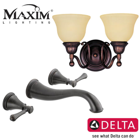 A large image of the Build Smart Kits D3597LF-WL/MX11057 Oil Rubbed Bronze