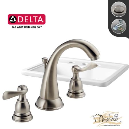 A large image of the Build Smart Kits MIRKW458A/DB3596LF Brilliance Stainless Faucet