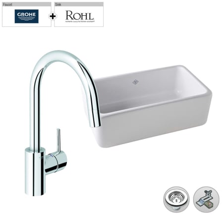 A large image of the Build Smart Kits RC3018/G32 665 Starlight Chrome Faucet