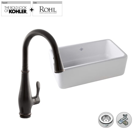 A large image of the Build Smart Kits RC3018/K-780 Oil Rubbed Bronze (2BZ) Faucet