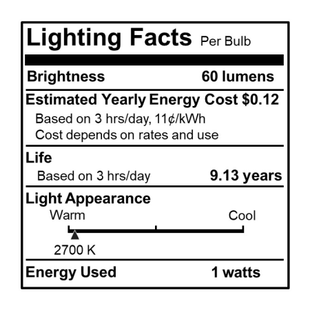 A large image of the Bulbrite 812313 Alternate Image