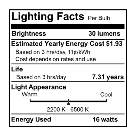 A large image of the Bulbrite 814361 Alternate Image